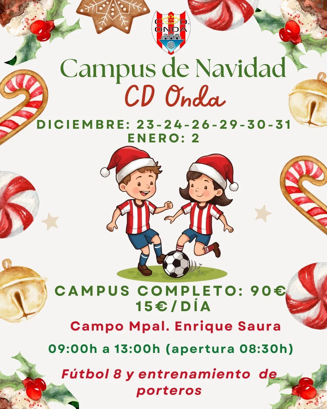 Cartel Campus de Navidad 2025